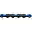 KMC X12 DLC Waxed Chain 126 Links In Black/Blue