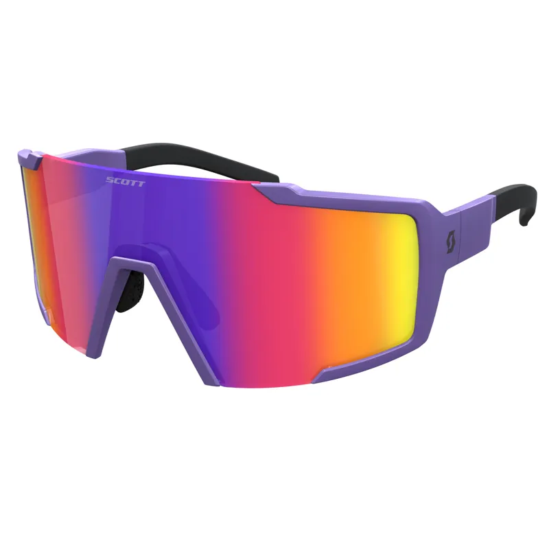 Scott Shield Compact Sunglasses in Ultra Purple/Teal Chrome