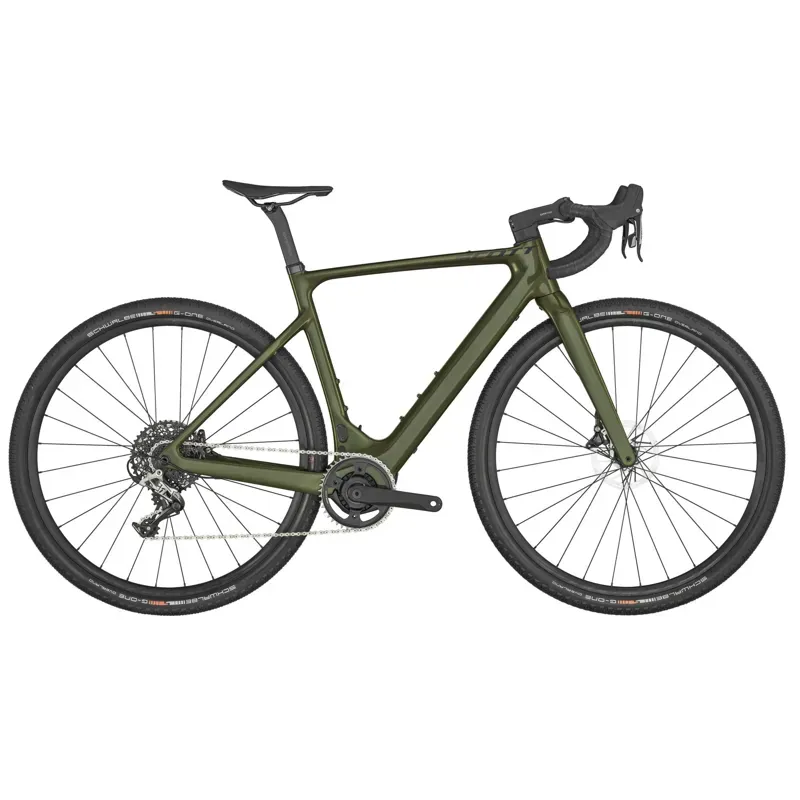 Scott Solace Gravel eRIDE 30 Electric Road Bike in Green