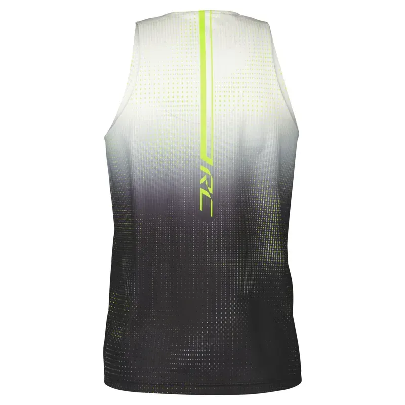 Scottt RC Run Men's Tank In White/Yellow-1