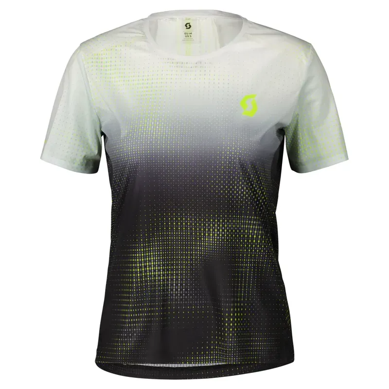 Scott Rc Run Short-Sleeve Women's Shirt In White/Yellow