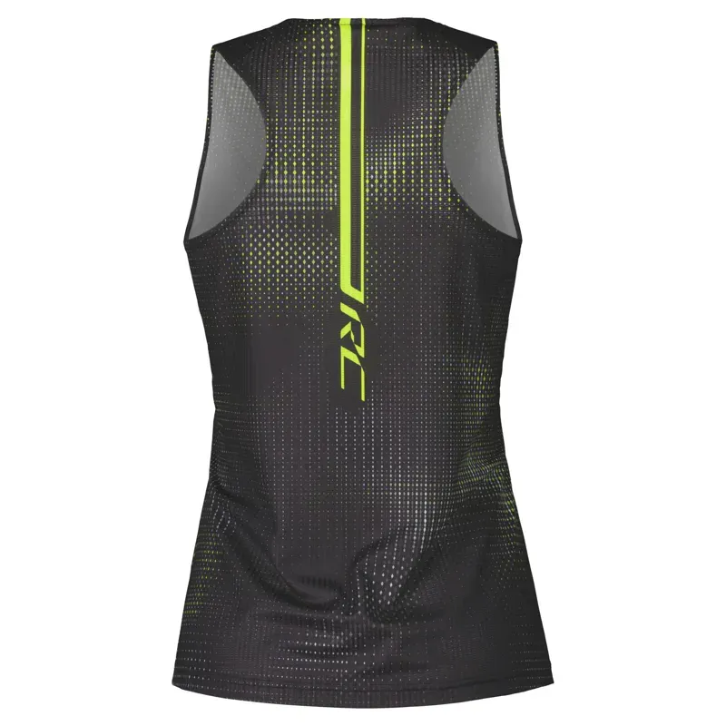 Scott RC Run Women's Tank In Black/Yellow-1