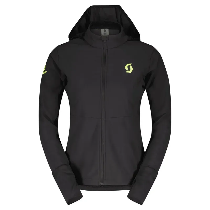 Scott RC Run Warm Women's Jacket In Black/Yellow