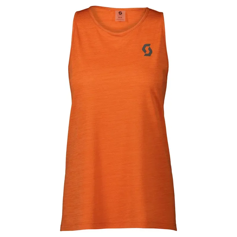 Scott Endurance LT Women's Tank In Braze Orange