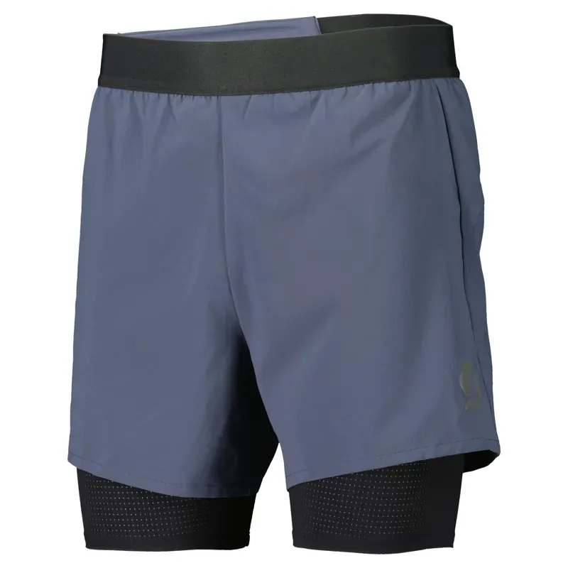 Scott Endurance Tech Men's Hybrid Shorts In Metal Blue/Black