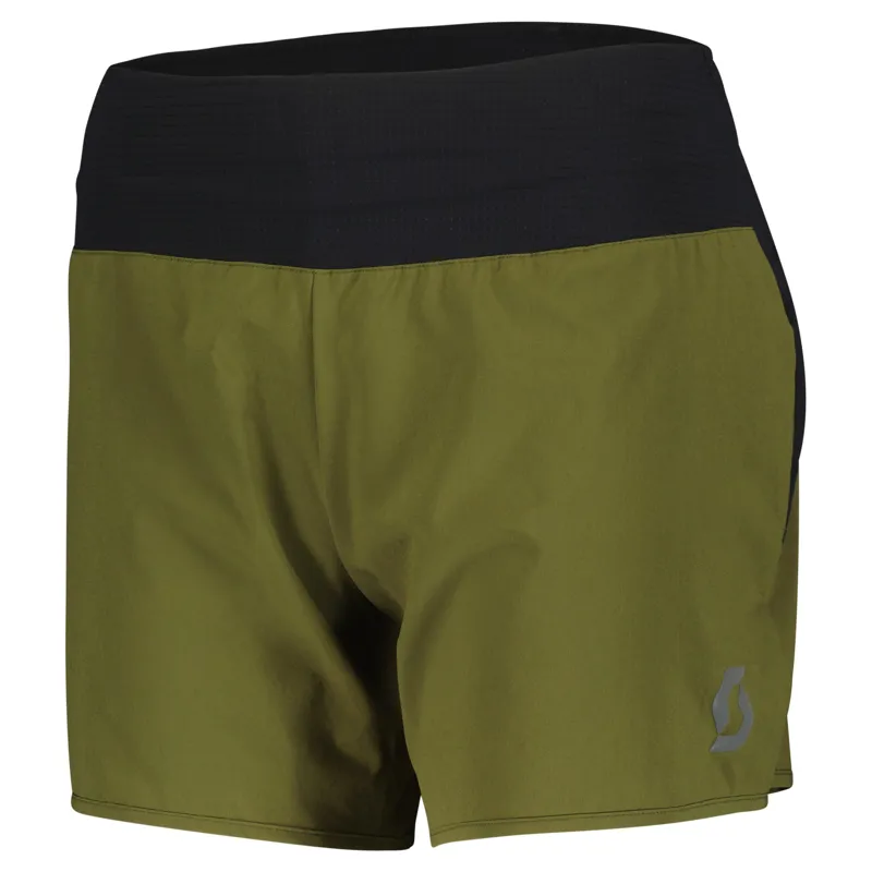 Scott Endurance Tech Women's Hybrid Shorts In Fir Green/Black