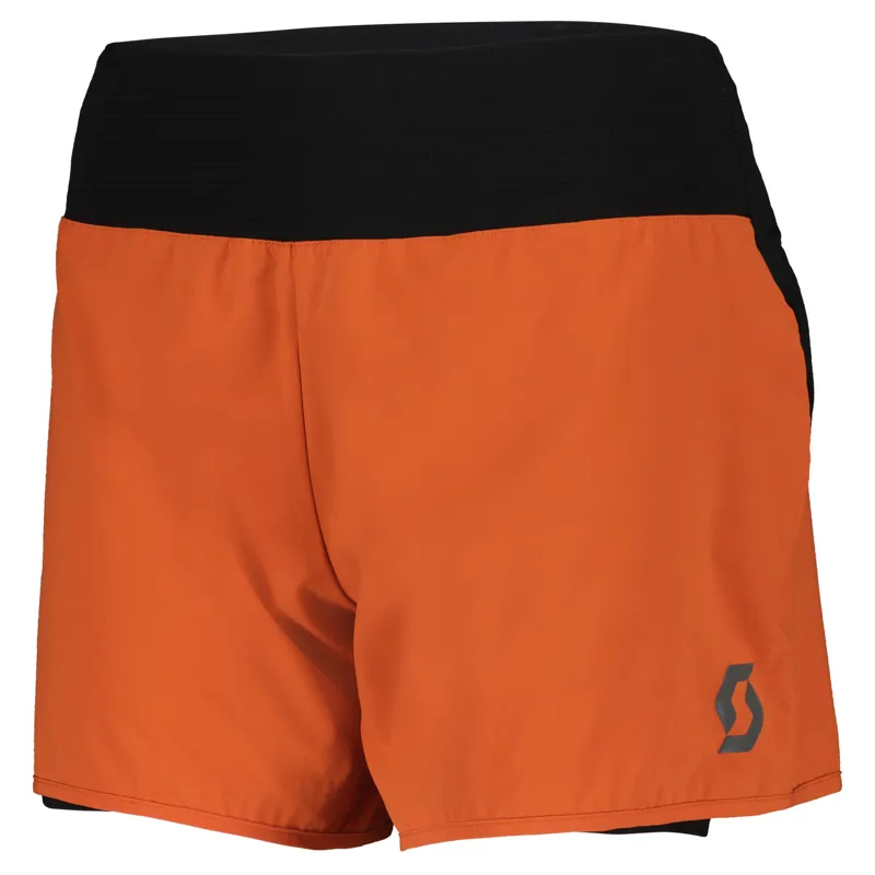 Scott Endurance Tech Women's Hybrid Shorts In Braze Orange/Black