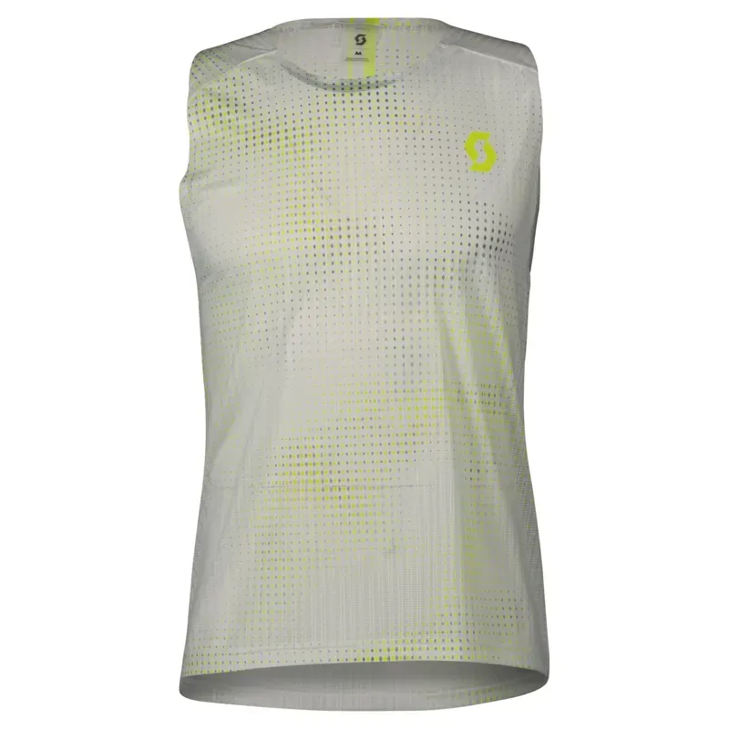 Scott RC Run SL Men's Tank In White/Yellow