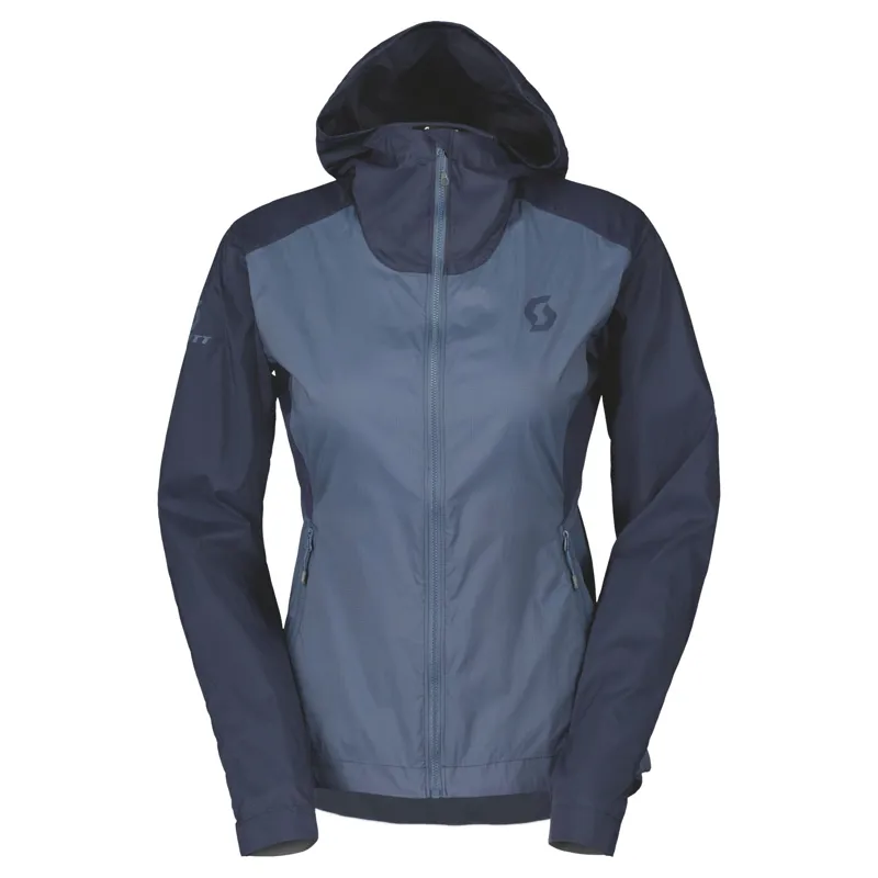 Scott Women's Explorair Light WB Jacket in Dark Blue/Metal Blue