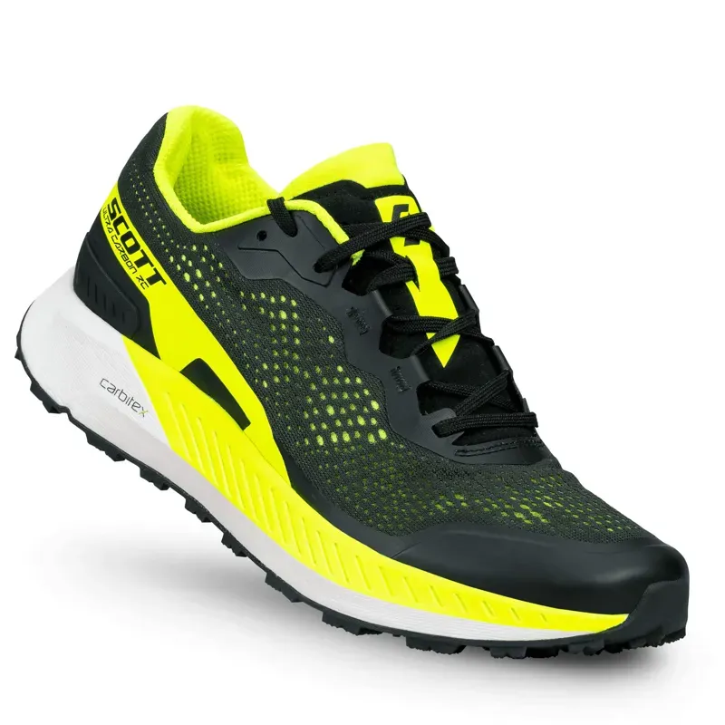 Scott Ultra Carbon RC Shoe In Black/Yellow