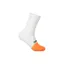 POC Flair Mid Socks in Hydrogen White/Zinc Orange