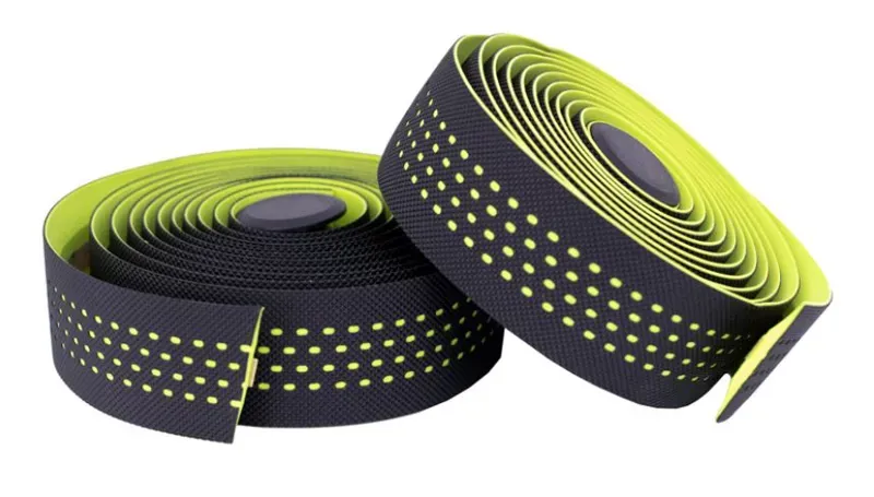 KranX Stretta Primo-High Grip Anti-Shock Handlebar Tape in Black/Green