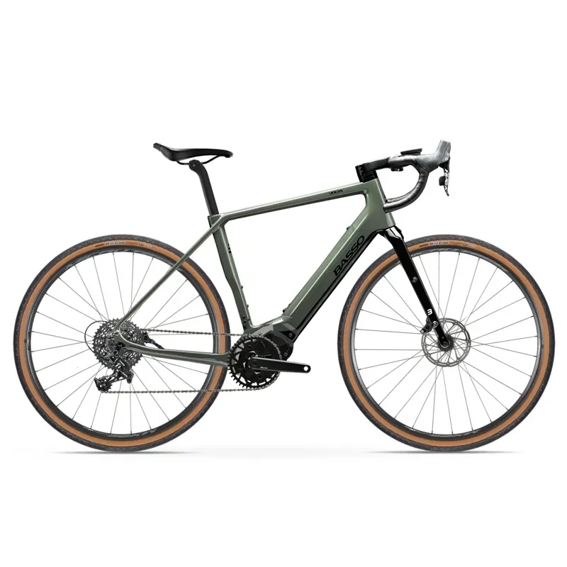 Basso Volta Gravel Apex 1x11 Military E- Bike Green