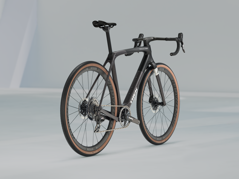 Trek Checkmate SLR 7 AXS in Buff Beige/Supernova Splatt-1