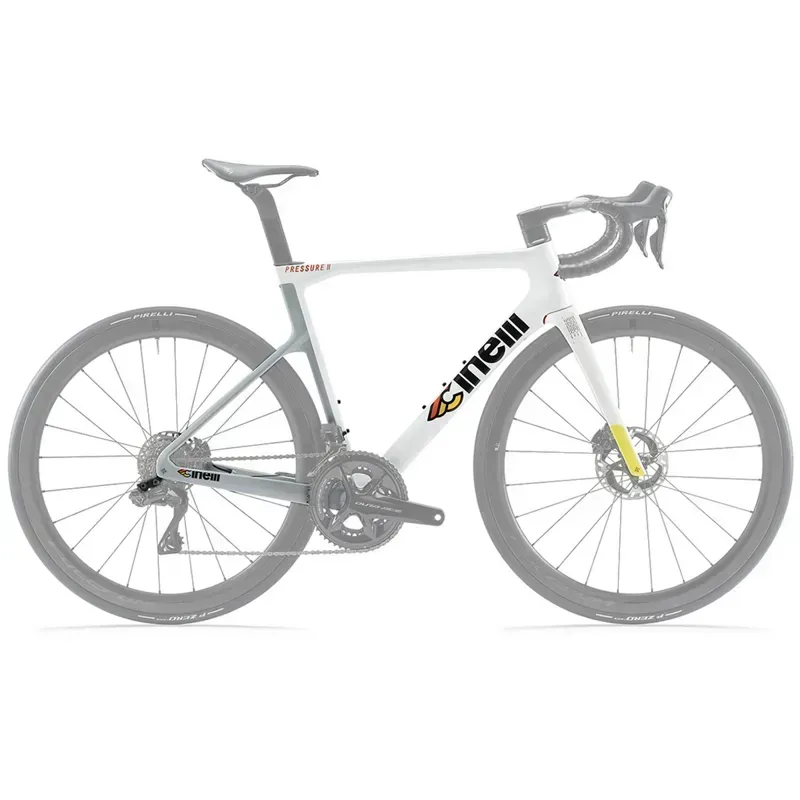 Cinelli Pressure II Racing Frameset in White