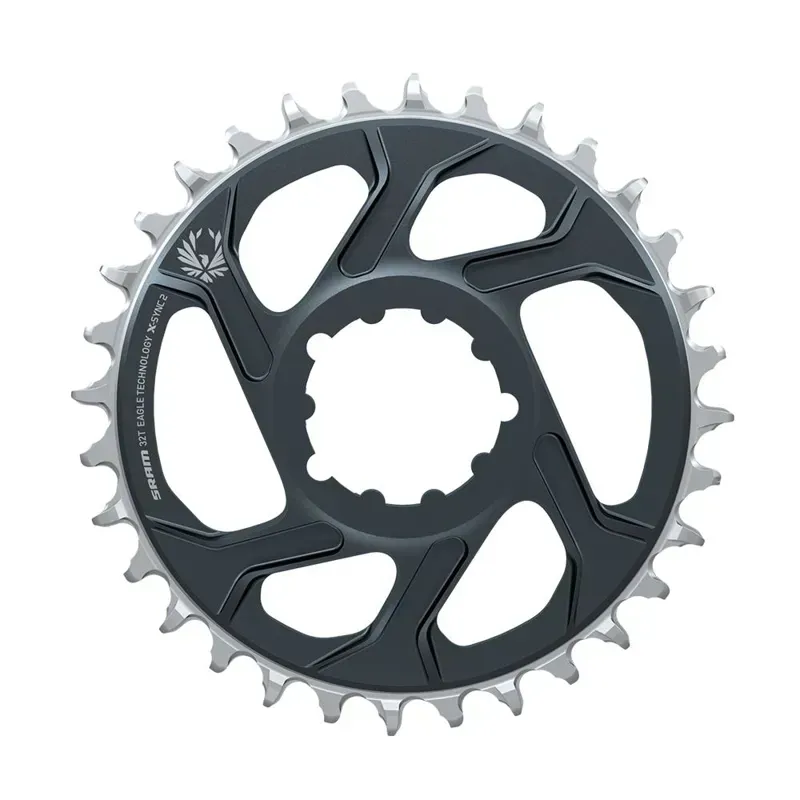 SRAM X-Sync 2 DM 3mm Offset Boost Eagle Chainring in Lunar/Polar Grey