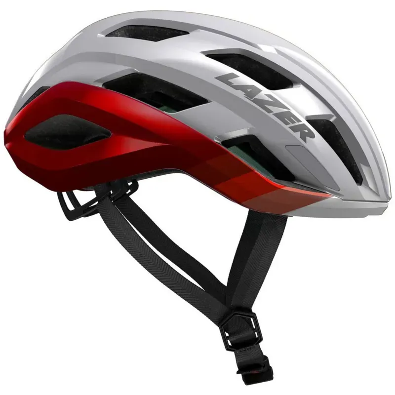 HELM Strada KC SR/RD SM Silver/ Red Small