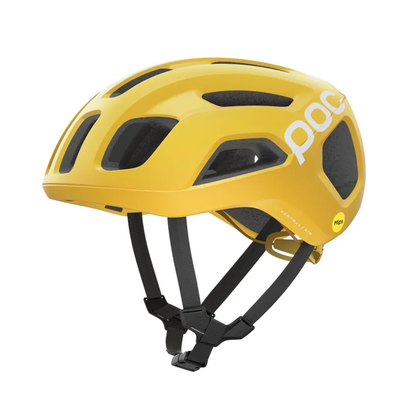 POC Ventral Air MIPS Helmet in Aventurine Yellow Matt