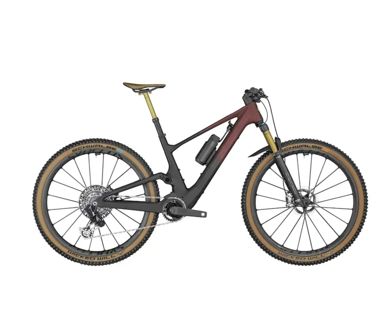 Scott Lumen eRide 900 SL TR Electric Mountain Bike in Black/Red