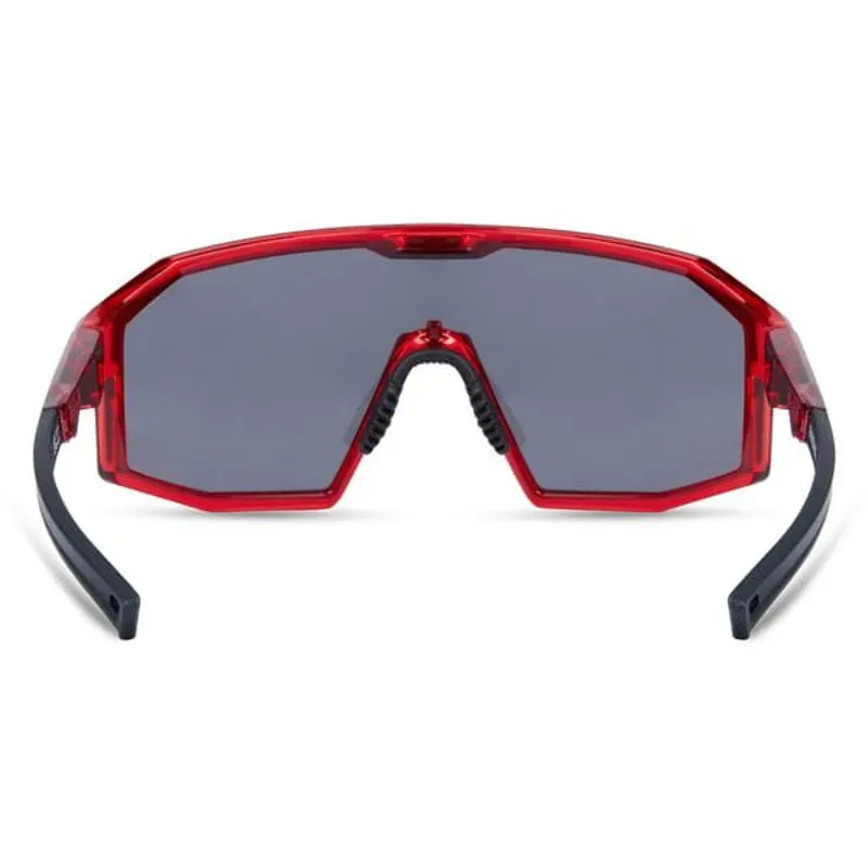 Madison Enigma Crystal Gloss Red Sunglasses 3 Lens Pack Black Mirror Amber Clear-2