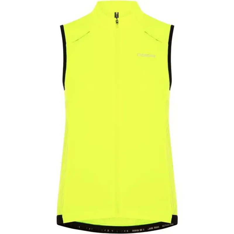 Madison Stellar Reflective Windproof Women's Gilet in Yellow