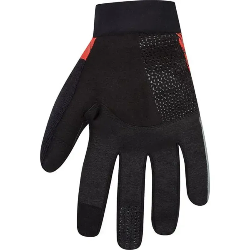 Madison Flux Waterproof Trail Gloves In Magma Red-1
