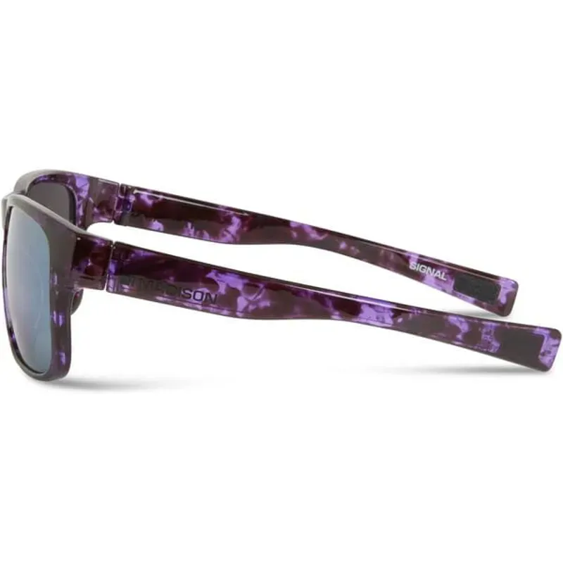 Madison Signal Crystal Tortoise Shell Sunglasses Purple Mirror Lens-1