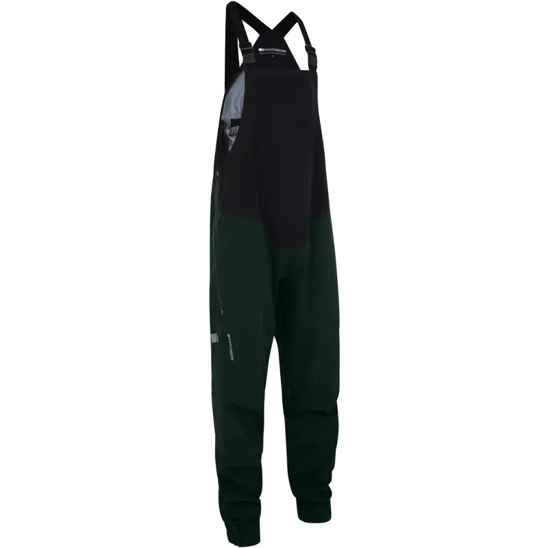 NEW 2026 Madison DTE 3-Layer Waterproof Bib Trousers Green-1