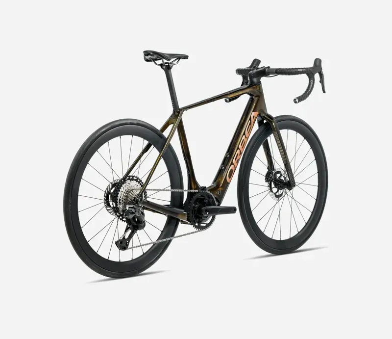 Orbea DENNA M20i E-Road Bike In Caramel Carbon View/Golden Sand Gloss-2