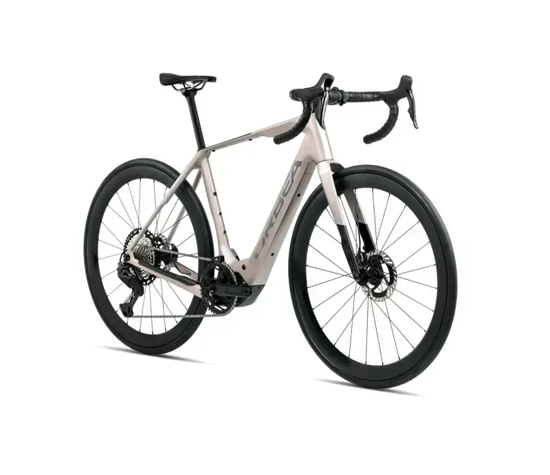 Orbea DENNA M31e E-Road Bike In Nickel Matt/Carbon Raw Gloss-2