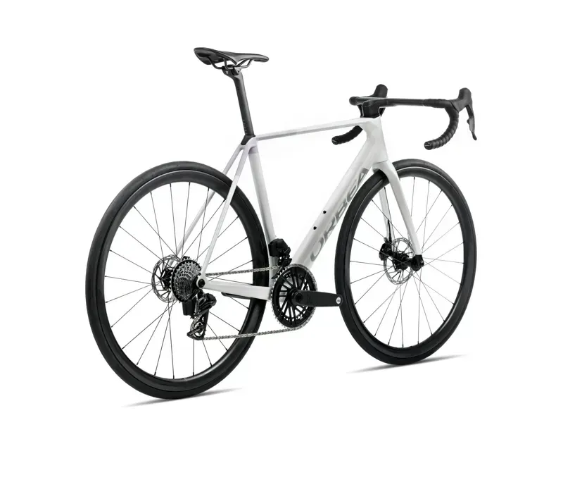 Orbea ORCA M21eTEAM Matt Road Bike in Iris White Gloss/Lilac Matt-2