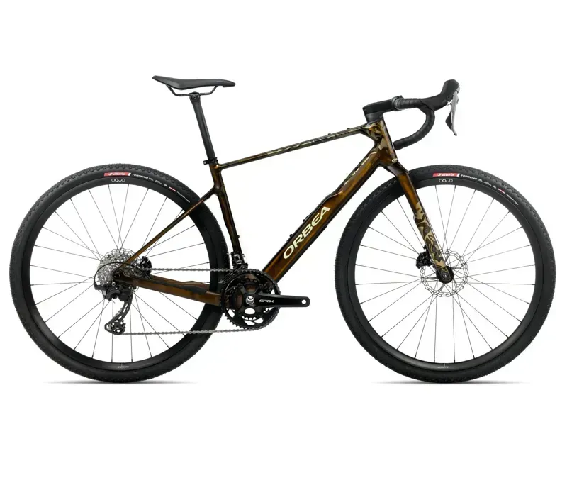 Orbea Terra M20team Gravel Bike In Caramel Carbon View Gloss