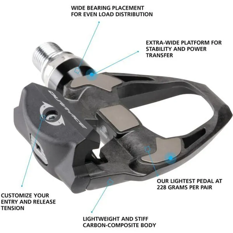 Shimano Dura-Ace R9100 SPD- SL Pedals Black-1