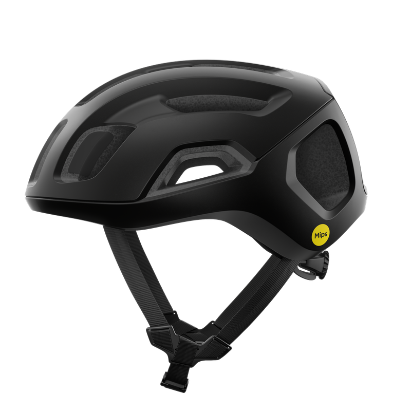 Poc Sports Ventral Air MIPS Cycling Helmet in Uranium Black Matt