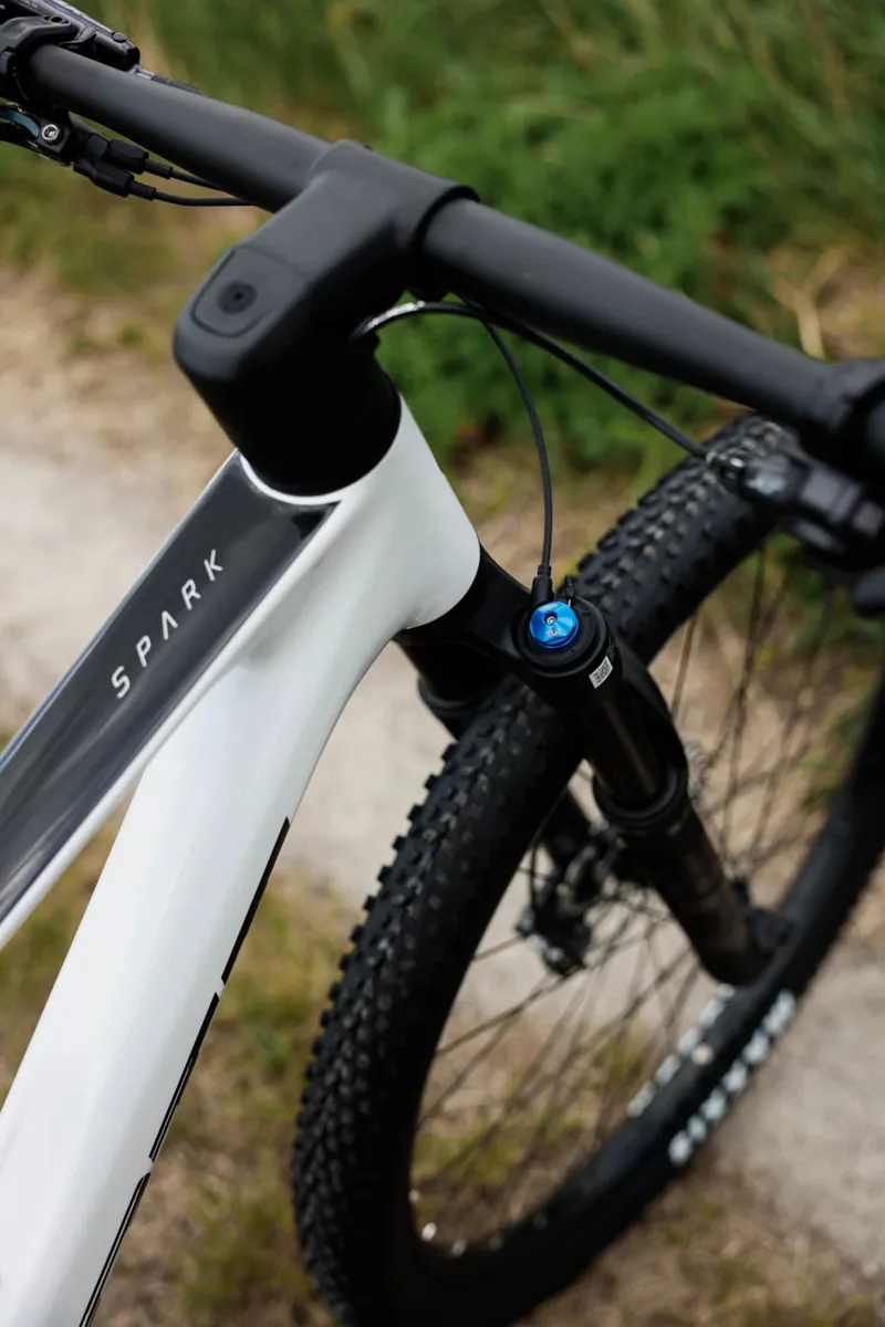 Scott Spark RC Team Mountain Bike in White-10