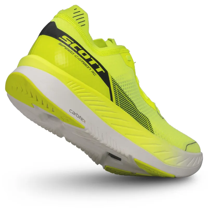 Scott Speed Carbon RC Shoe yellow/white-2
