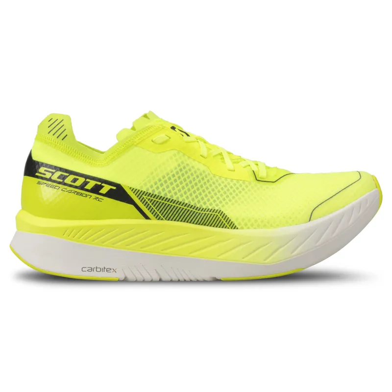 Scott Speed Carbon RC Shoe yellow/white