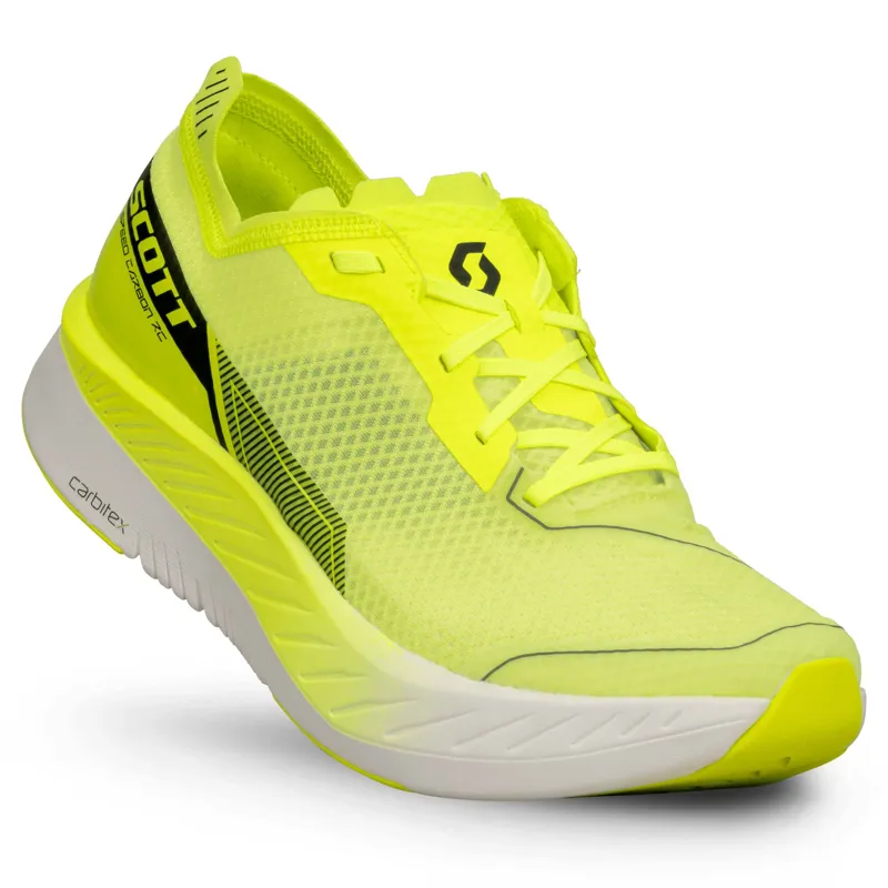 Scott Speed Carbon RC Shoe yellow/white-1
