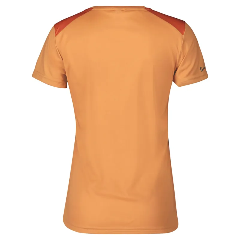 Scott Endurance Tech Short-Sleeve Women's Shirt Rose Beige/Braze Orange -1