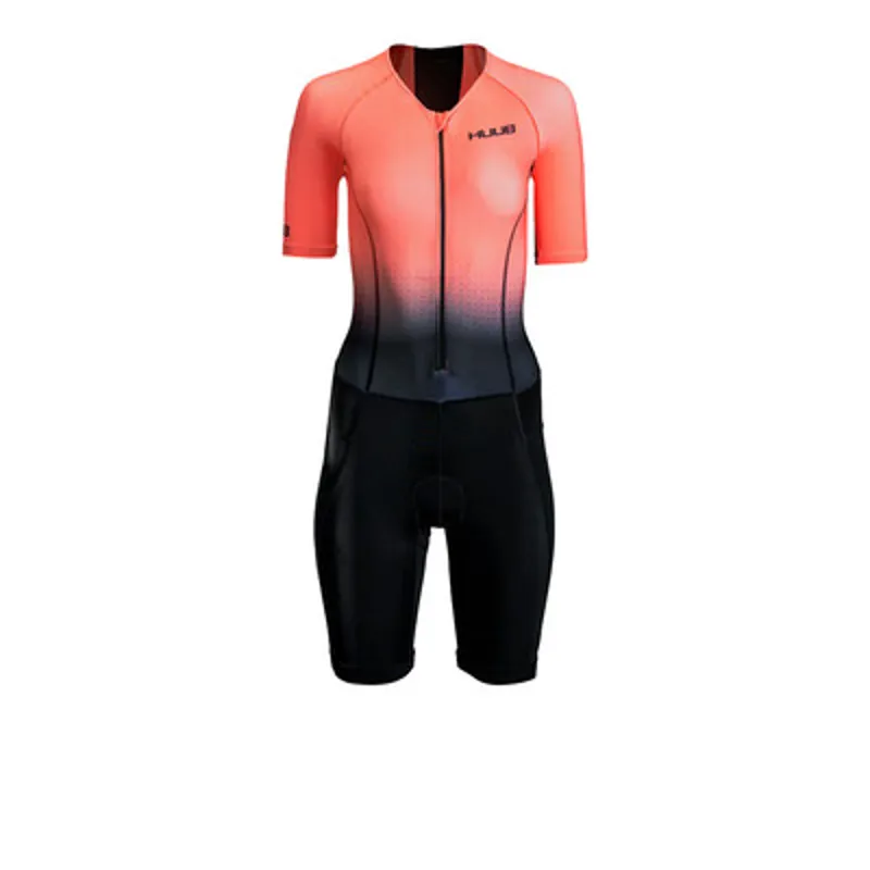 HUUB Commit Long Course Tri Suit Coral - Women's