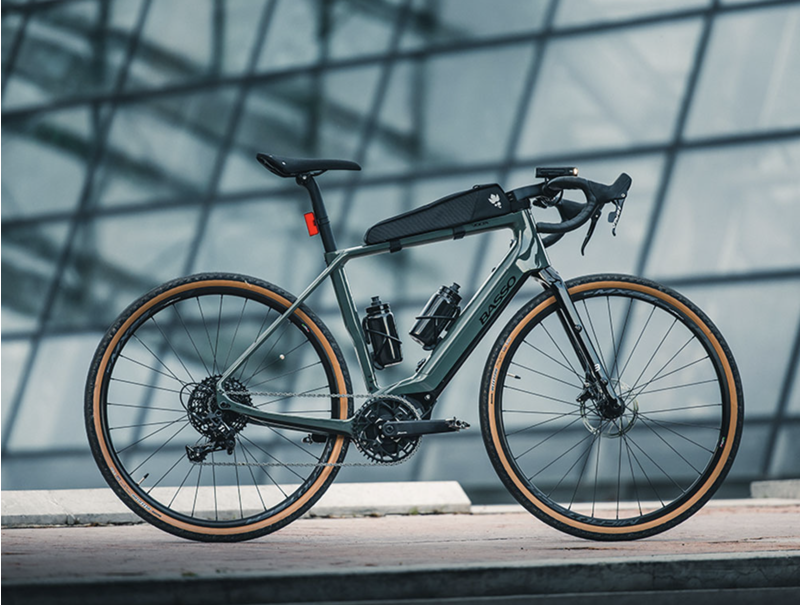 Basso Volta Gravel Apex 1x11 Military E- Bike Green-3