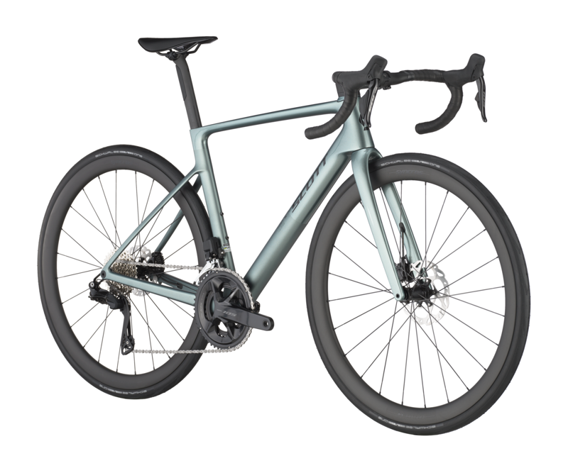 Scott Addict RC 30 Road Bike In Whale Grey-1