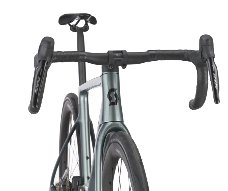Scott Addict RC 30 Road Bike In Whale Grey-2