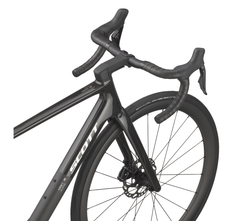 Scott Addict RC 30 Road Bike In Carbon Black-2