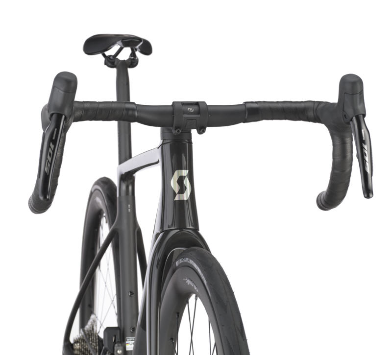 Scott Addict RC 30 Road Bike In Carbon Black-3