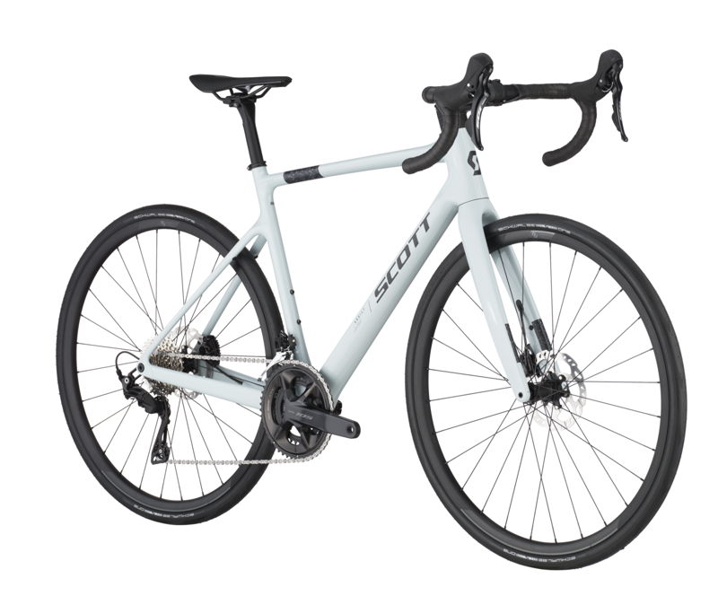 Scott Addict 50 Endurance Road Bike In Mineral Grey-1