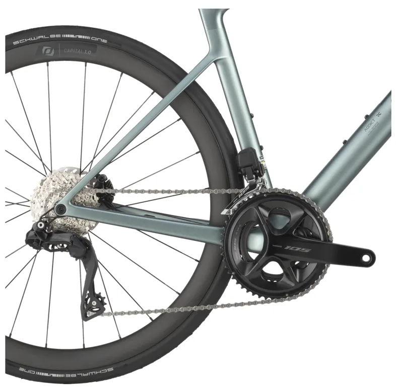 Scott Addict RC 30 Road Bike in Whale Grey-2