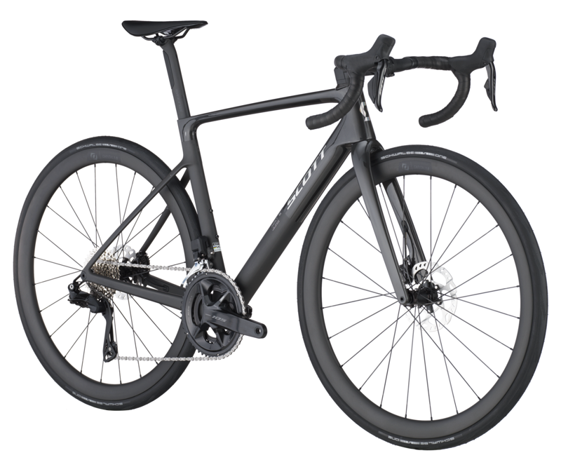 Scott Addict RC 30 Road Bike in Carbon Black-1