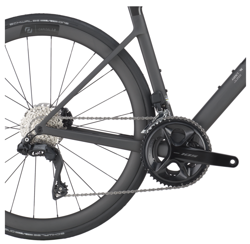 Scott Addict RC 30 Road Bike in Carbon Black-4