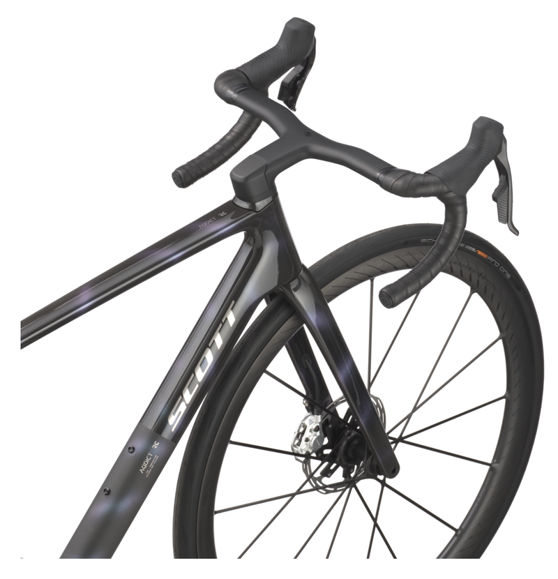 Scott Addict RC Ultimate Road Bike in Sunbeam Black-2